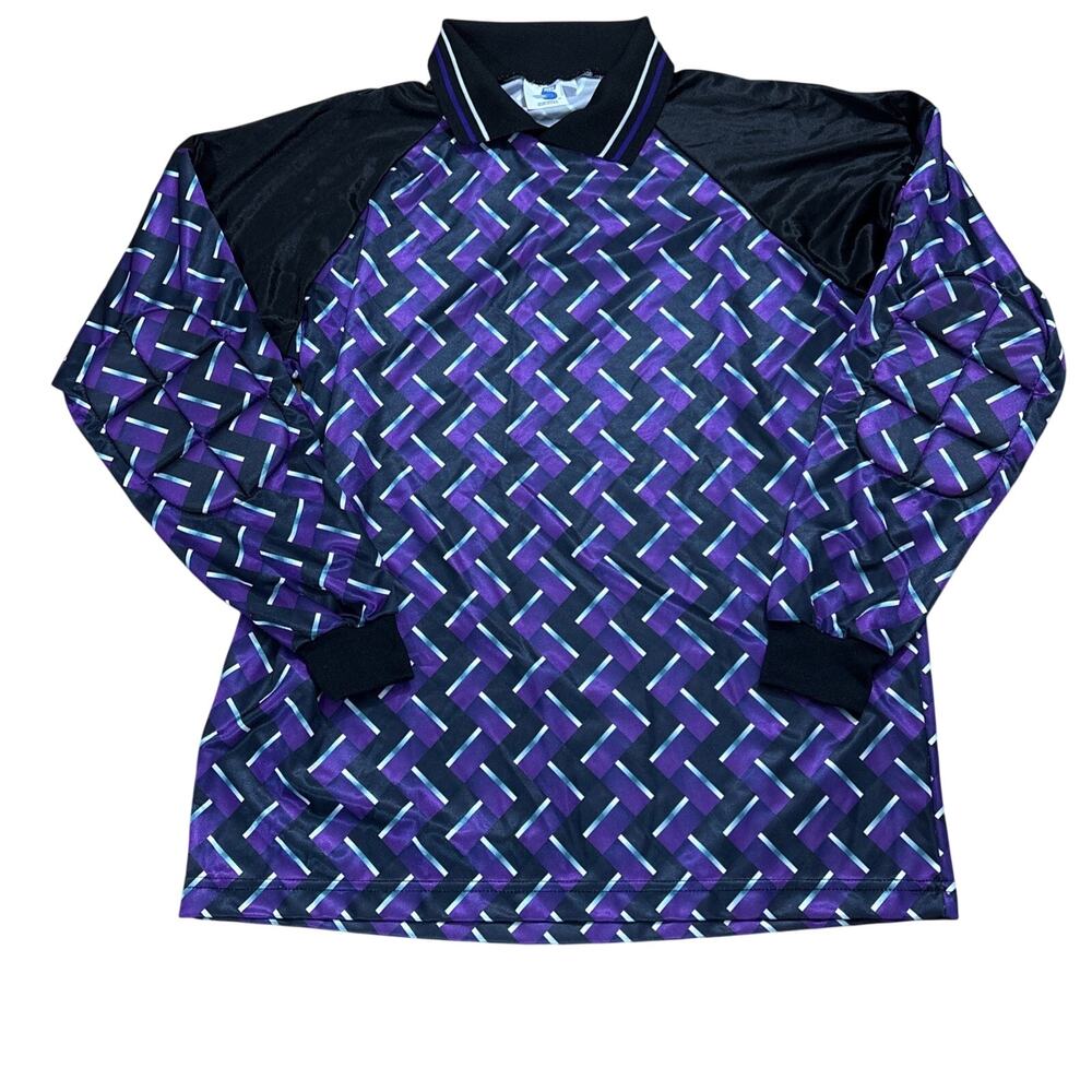 Vtg 90s Soccer Goalie Futbol Goalkeeper Jersey LS Shirt Padded High5 Size Medium